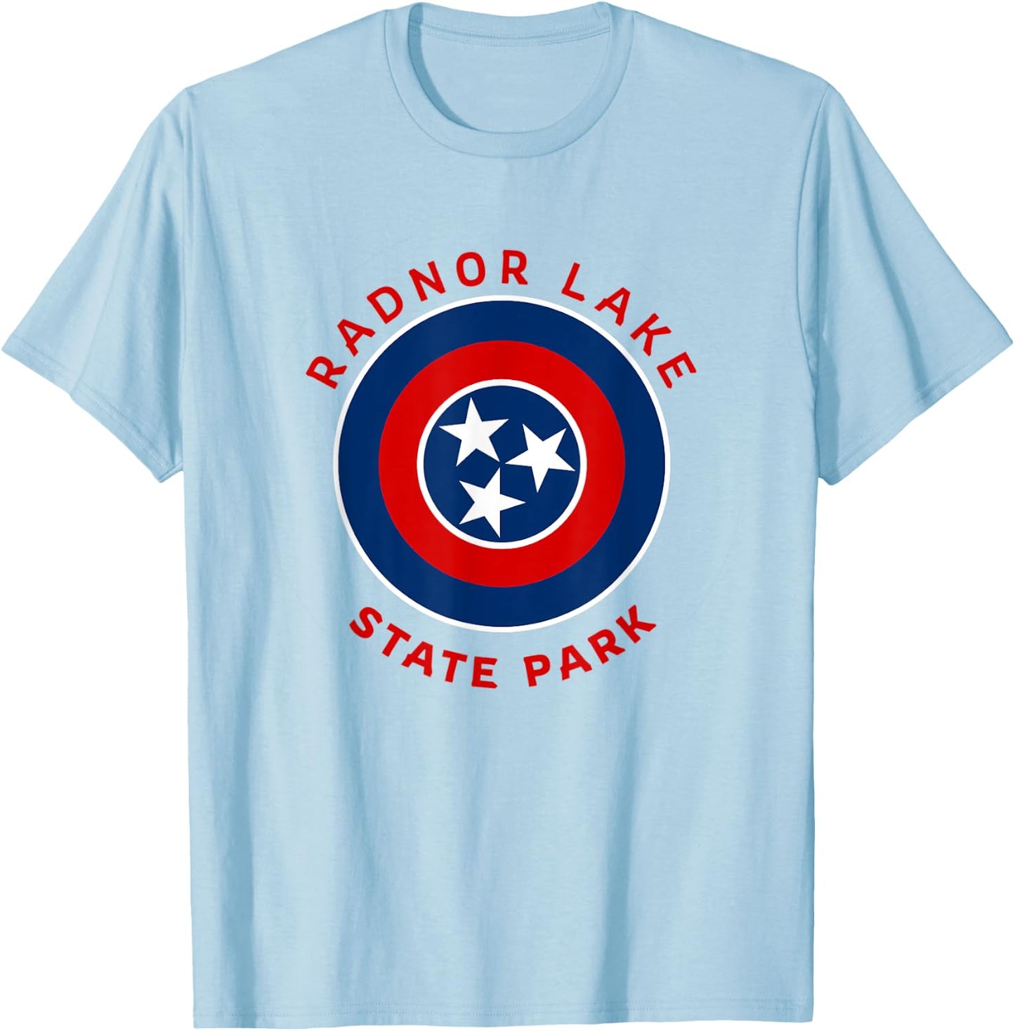Radnor Lake State Park Tennessee Flag TN Vacation T-Shirt - T-Shirt | Light Blue