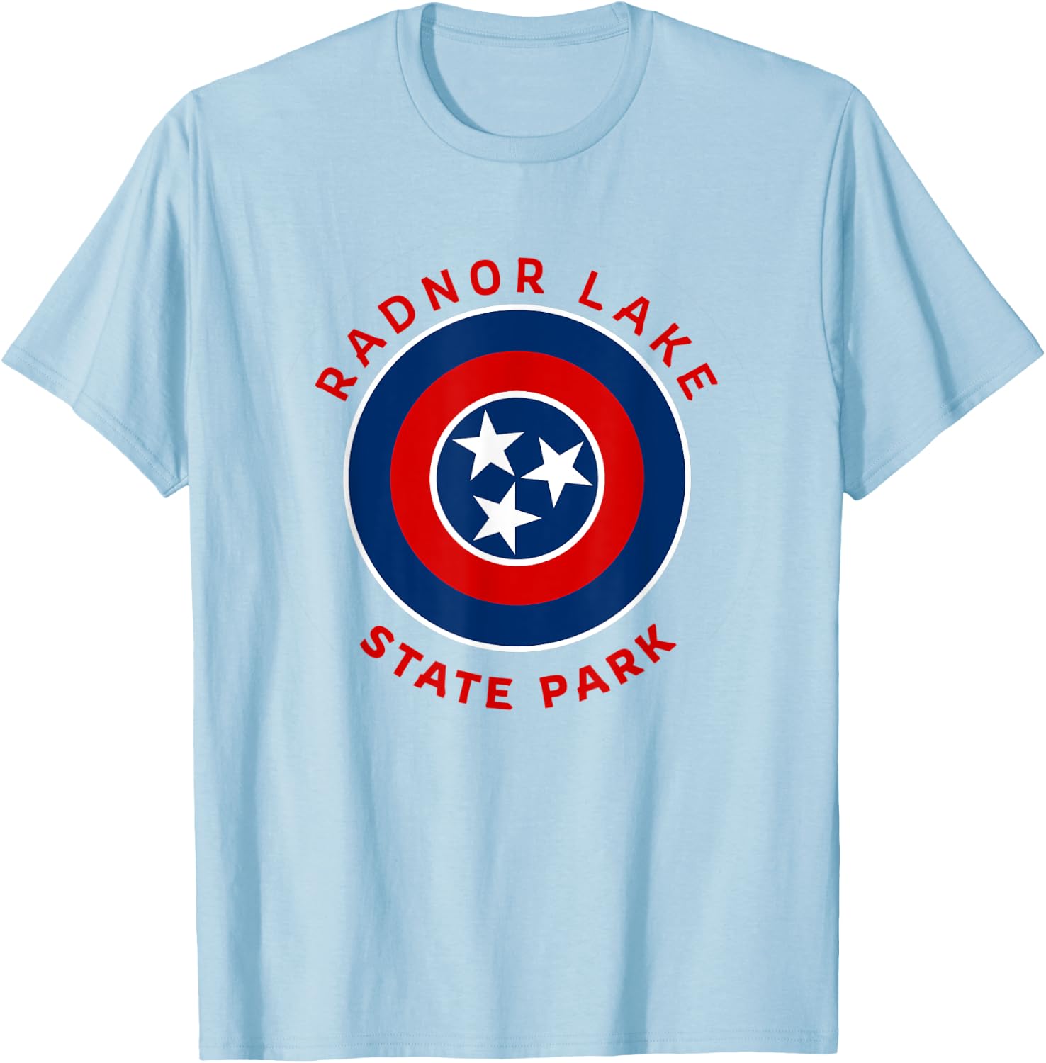 Radnor Lake State Park Tennessee Flag TN Vacation T-Shirt - T-Shirt | Light Blue