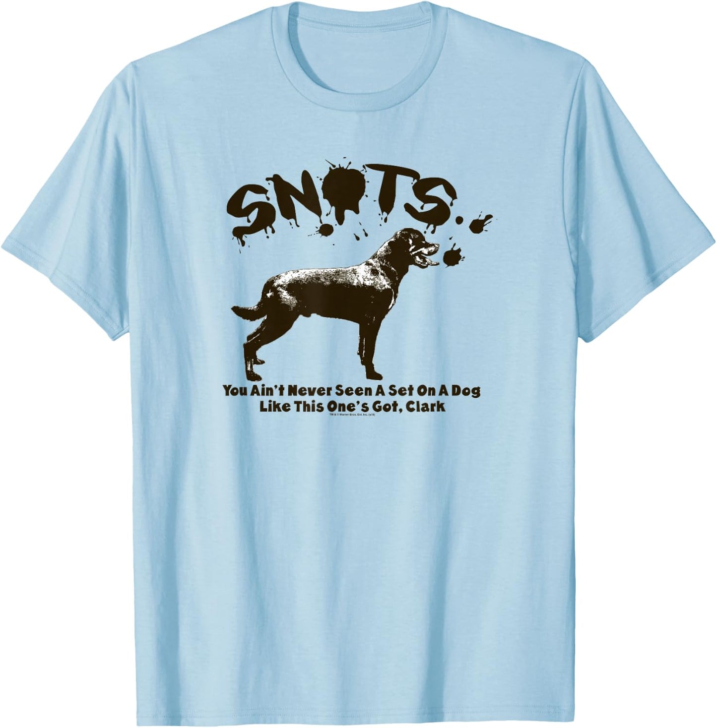 National Lampoon's Christmas Vacation Snots Never Seen a Set T-Shirt - T-Shirt | Light Blue