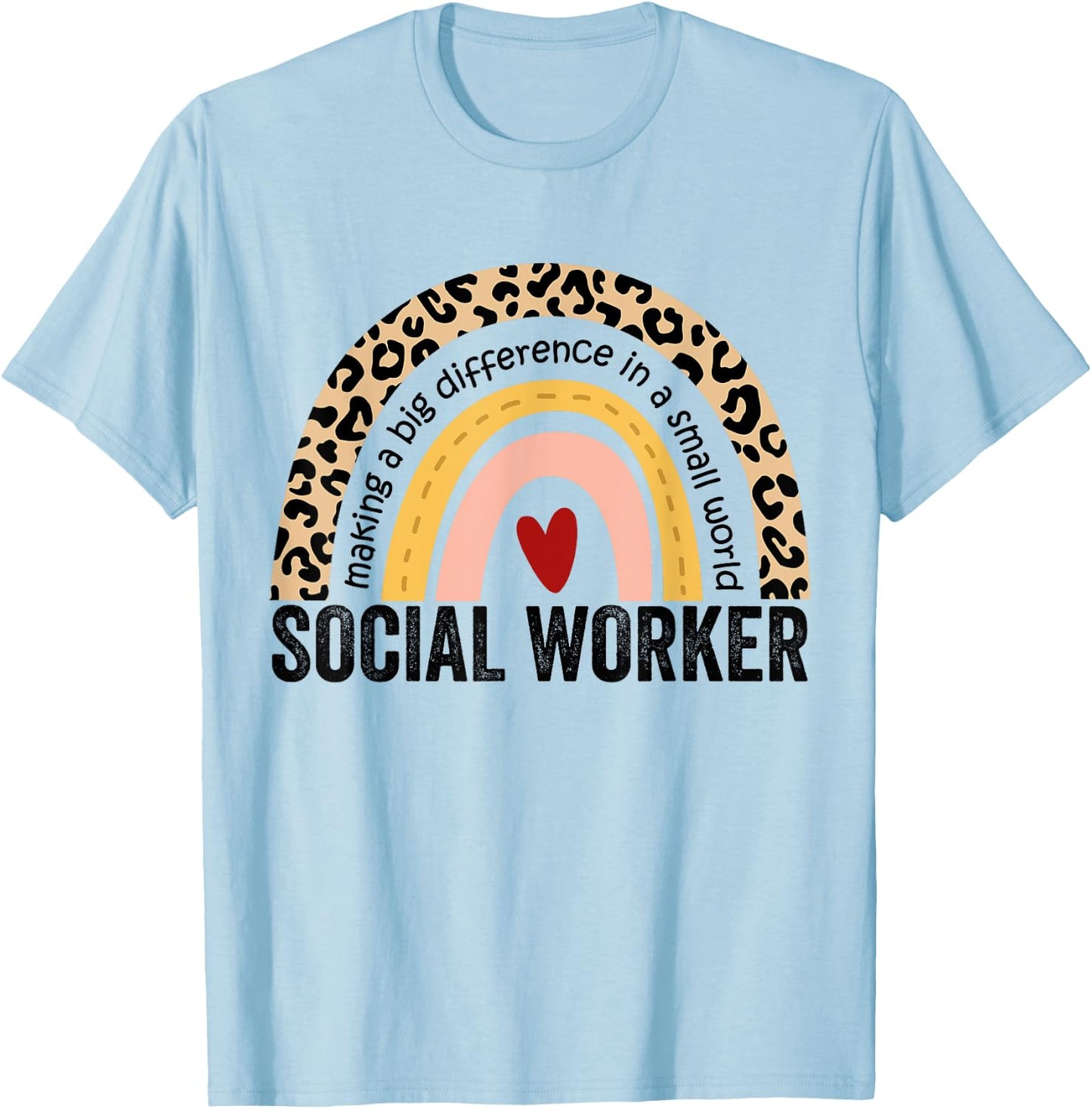 Social Worker T-Shirt - T-Shirt | Light Blue