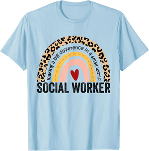 Social Worker T-Shirt - T-Shirt | Light Blue