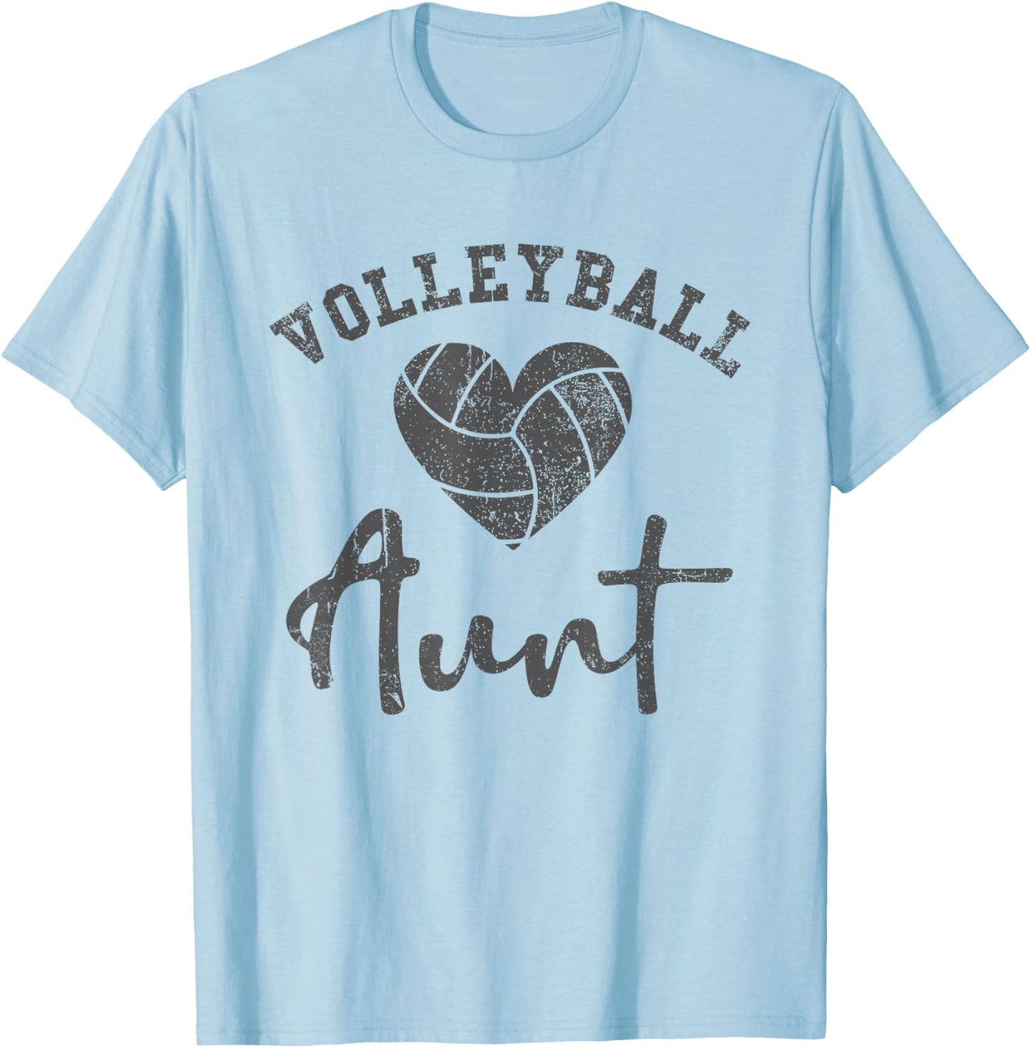 Volleyball Aunt T-Shirt - T-Shirt | Light Blue