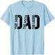 Dad The Man The Myth The Legend Print T-Shirt - T-Shirt | Light Blue