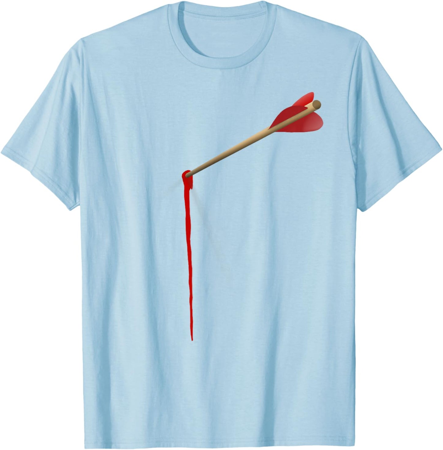 I Got Shot by an Arrow Shirt T-Shirt - T-Shirt | Light Blue