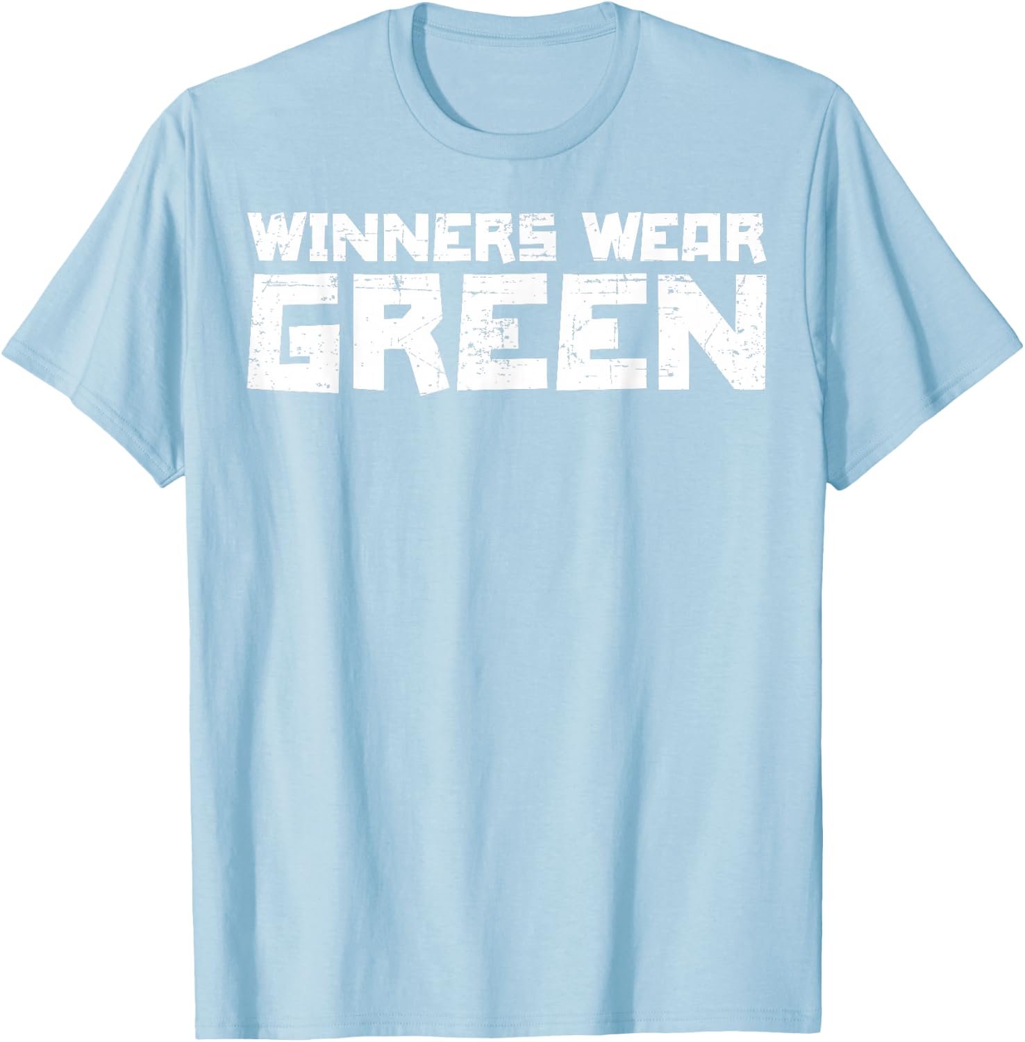 Team Sports Winners Wear Green T-Shirt - T-Shirt | Light Blue
