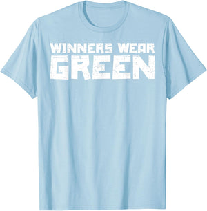 Team Sports Winners Wear Green T-Shirt - T-Shirt | Light Blue