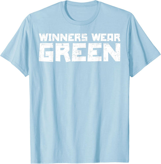 Team Sports Winners Wear Green T-Shirt - T-Shirt | Light Blue
