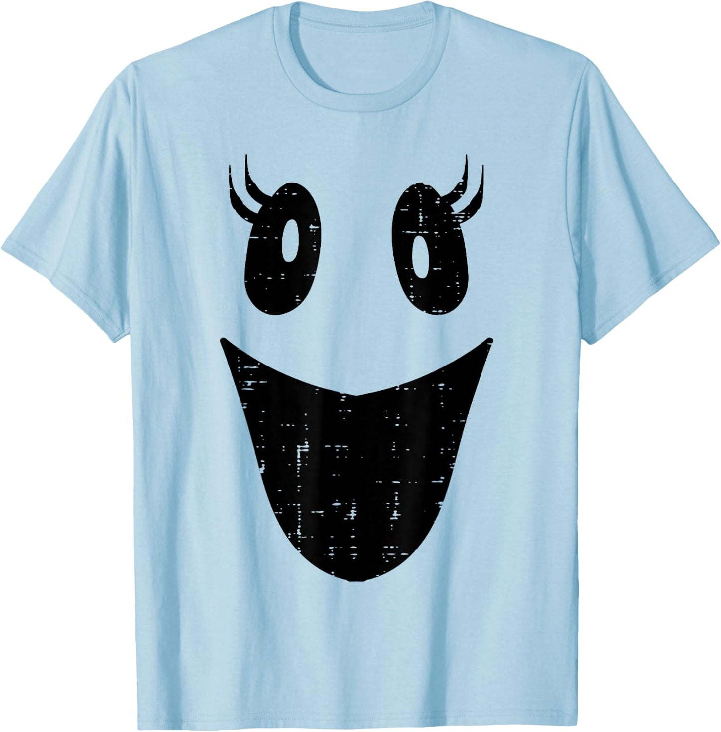 Ghost Cute DIY Halloween Costume Girls Women Kids Teens T-Shirt - T-Shirt | Light Blue