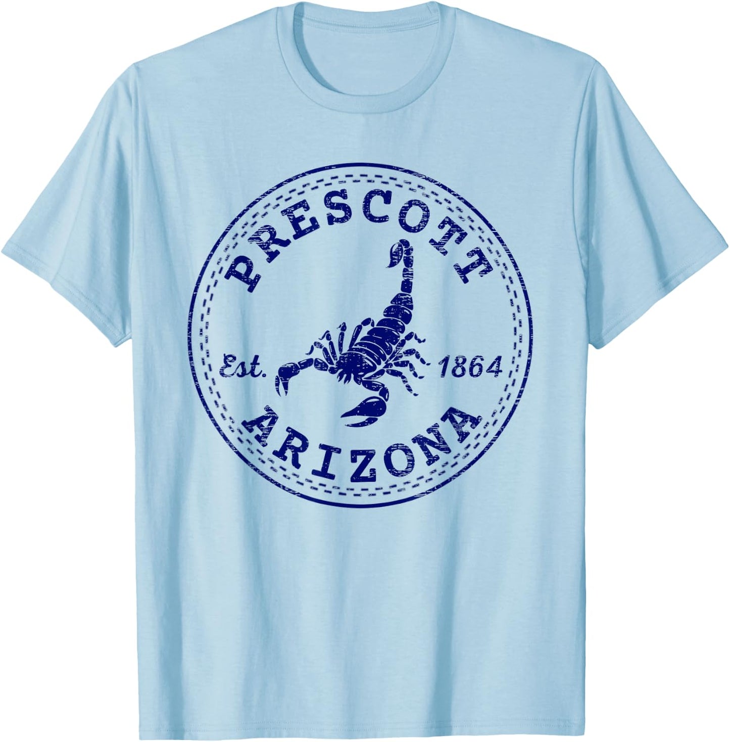Prescott Arizona Vintage T-Shirt - T-Shirt | Light Blue