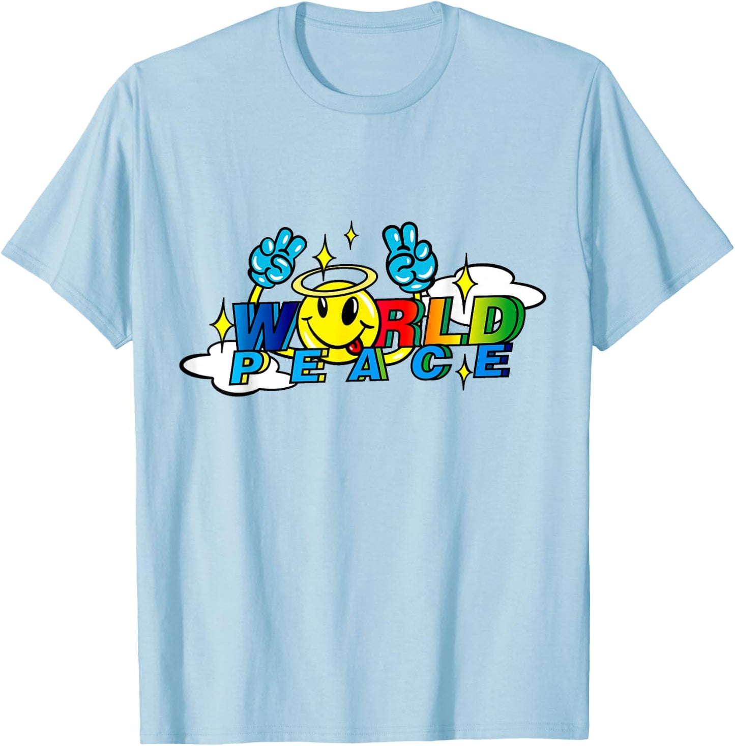 You Can Run But You Can't Hyde - Sam World Peace T-Shirt - T-Shirt | Light Blue