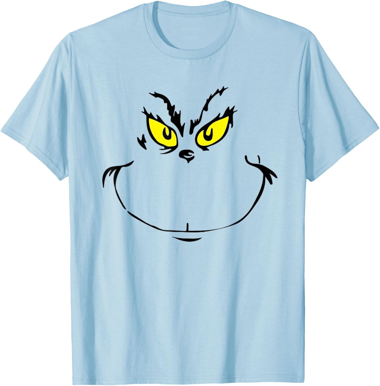 Funny Christmas Troll Face Holiday T-Shirt - T-Shirt | Light Blue