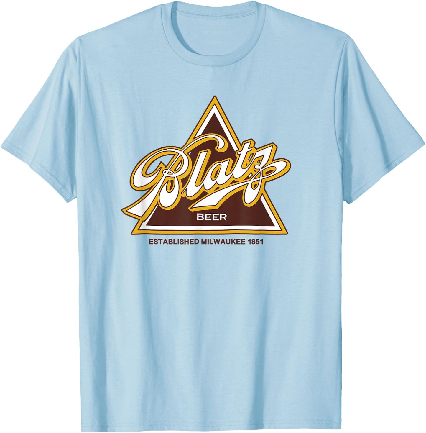 Blatz Beer Style - Logo T-Shirt - T-Shirt | Light Blue