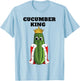 Cucumber King | Boys Cucumber Lover Design | Cucumber T-Shirt - T-Shirt | Light Blue