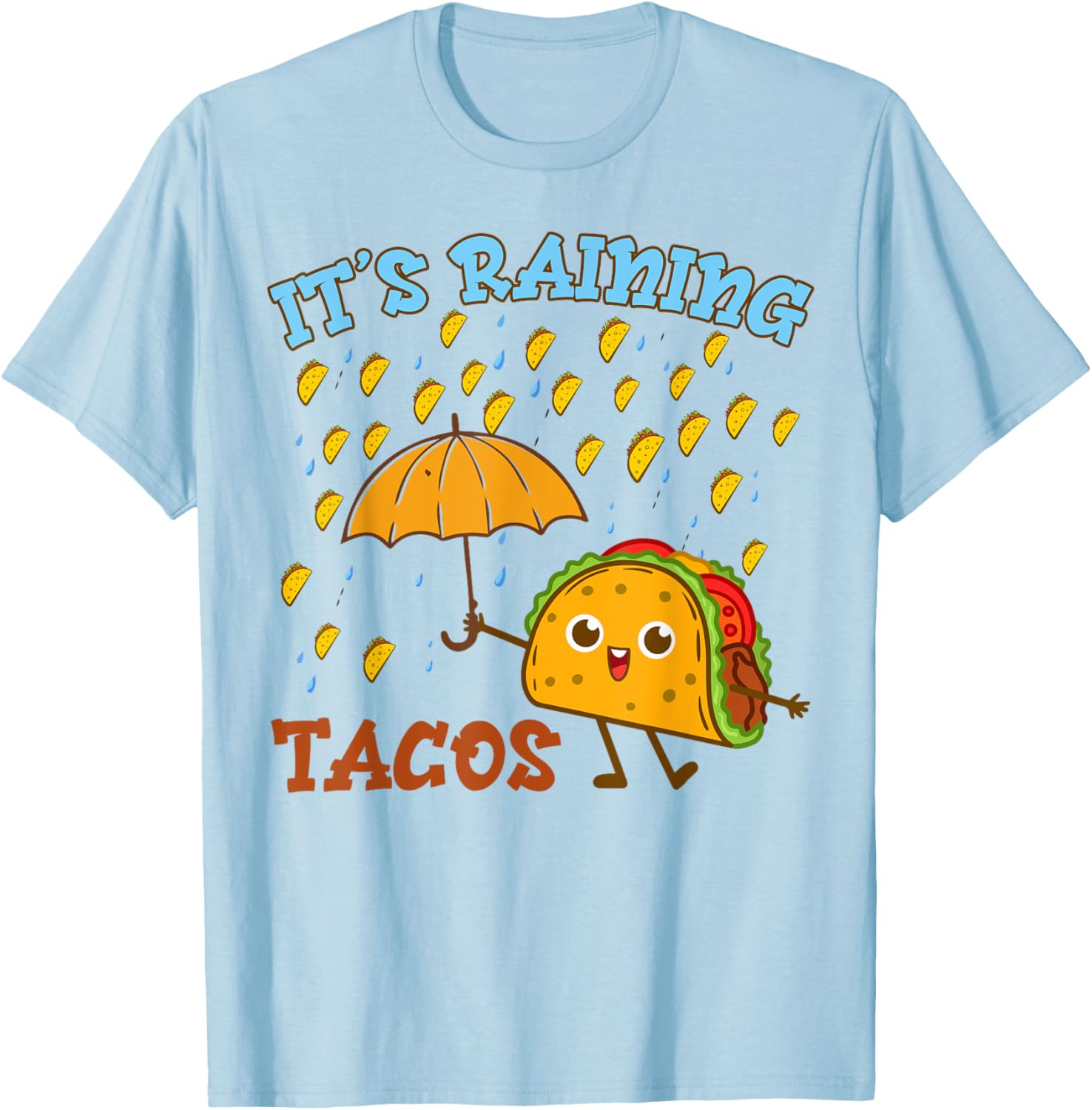 Its Raining Tacos Cinco De Mayo Funny Mexican Boy Toddler T-Shirt - T-Shirt | Light Blue