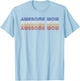 Awesome Vintage Retro Cute Wow Funny King Musical T-Shirt - T-Shirt | Light Blue