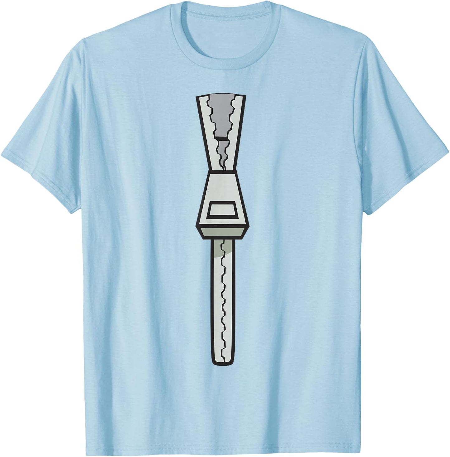 Invader Zim Halloween Gir Zipper Costume T-Shirt - T-Shirt | Light Blue