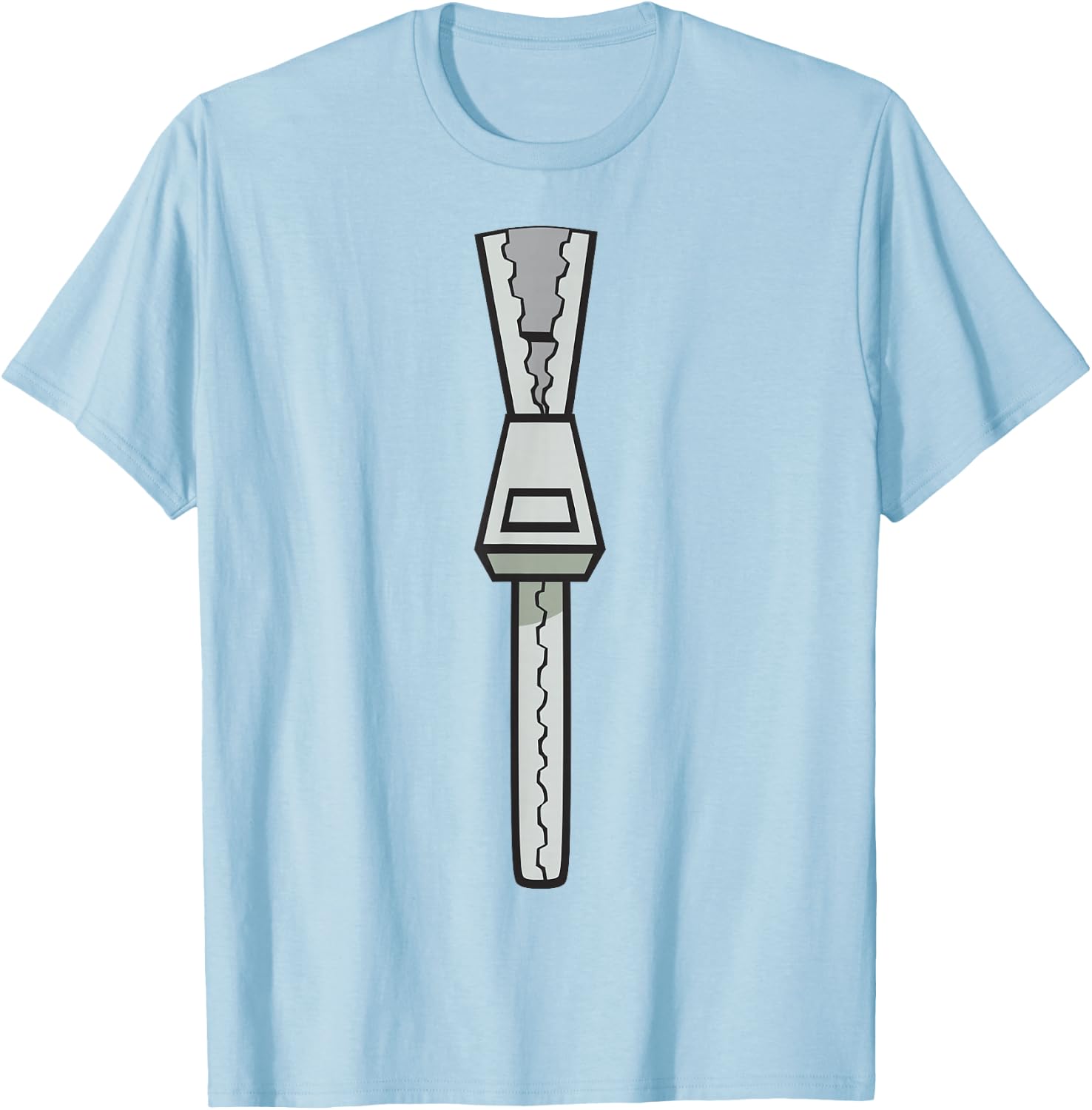 Invader Zim Halloween Gir Zipper Costume T-Shirt - T-Shirt | Light Blue