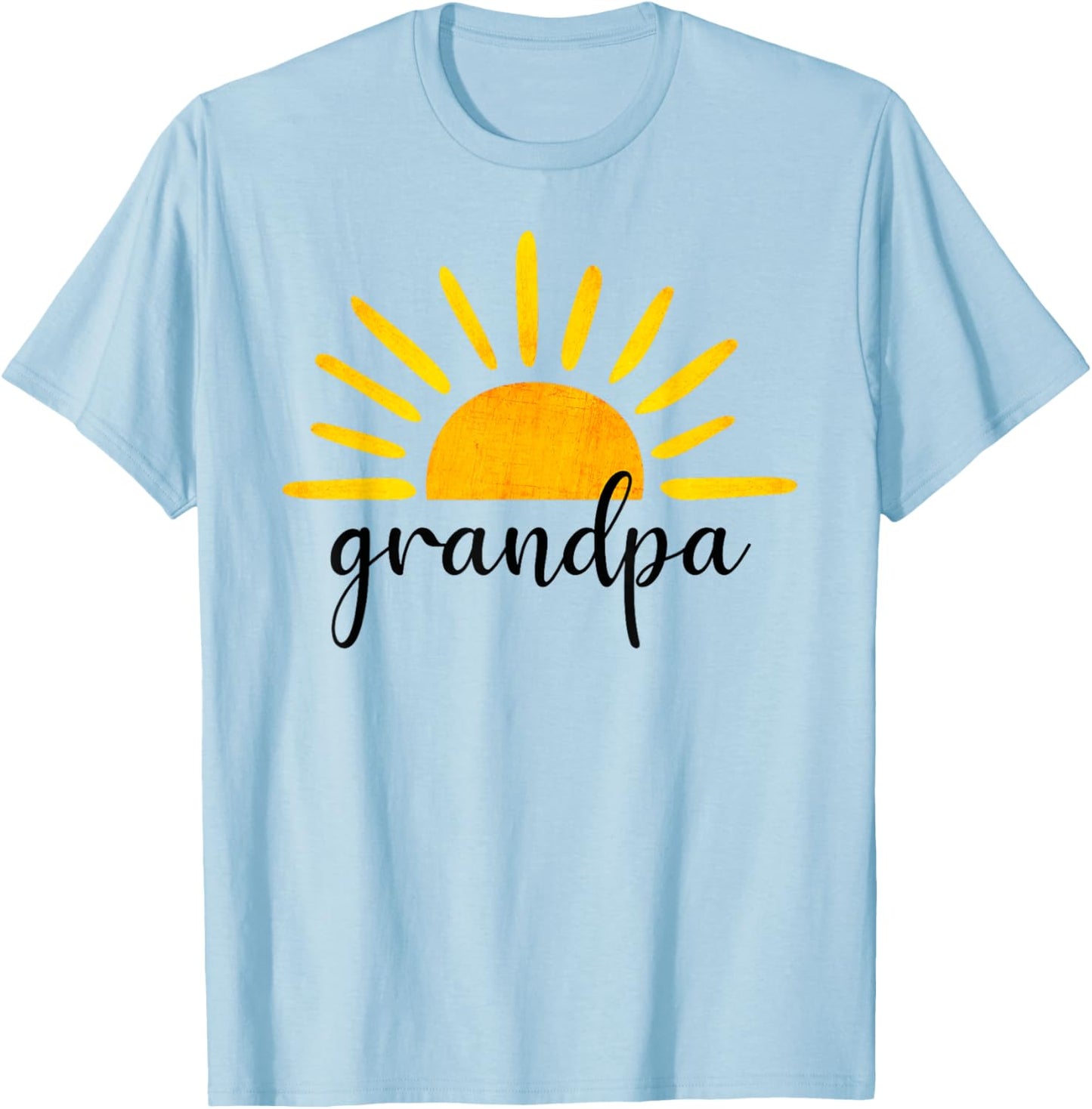 Grandpa of The Birthday First Trip Around the Sun Birthday T-Shirt - T-Shirt | Light Blue