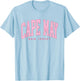 Vintage Cape May NJ retro throwback Beach Preppy girls T-Shirt - T-Shirt | Light Blue