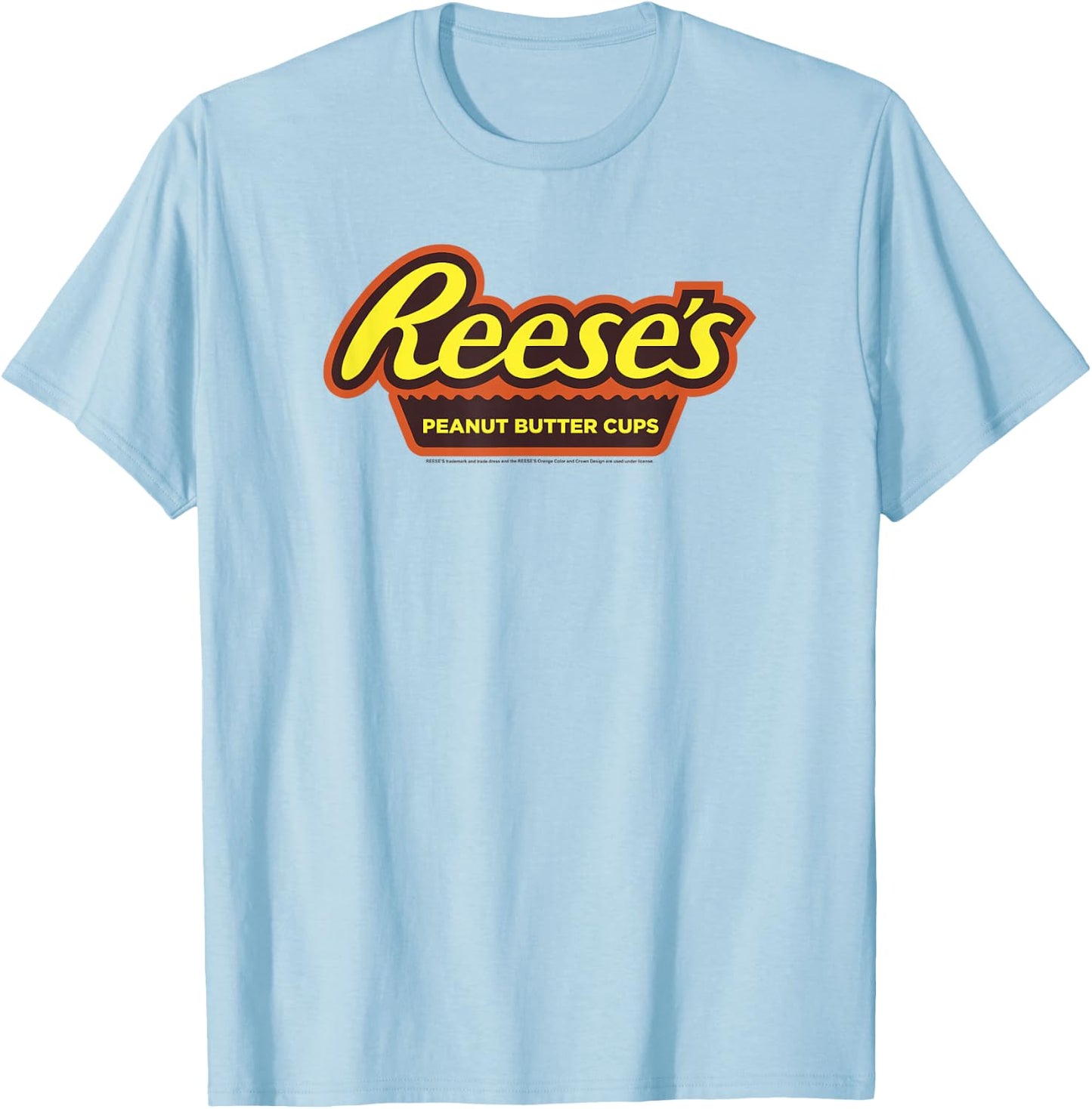 Reese's Peanut Butter Cups Basic Logo T-Shirt - T-Shirt | Light Blue