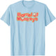 Barrel Of Monkeys Classic Retro Vintage Logo T-Shirt - T-Shirt | Light Blue