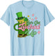 Let's Get Lucked Up Funny Retro St. Patrick's Day T-Shirt - T-Shirt | Light Blue