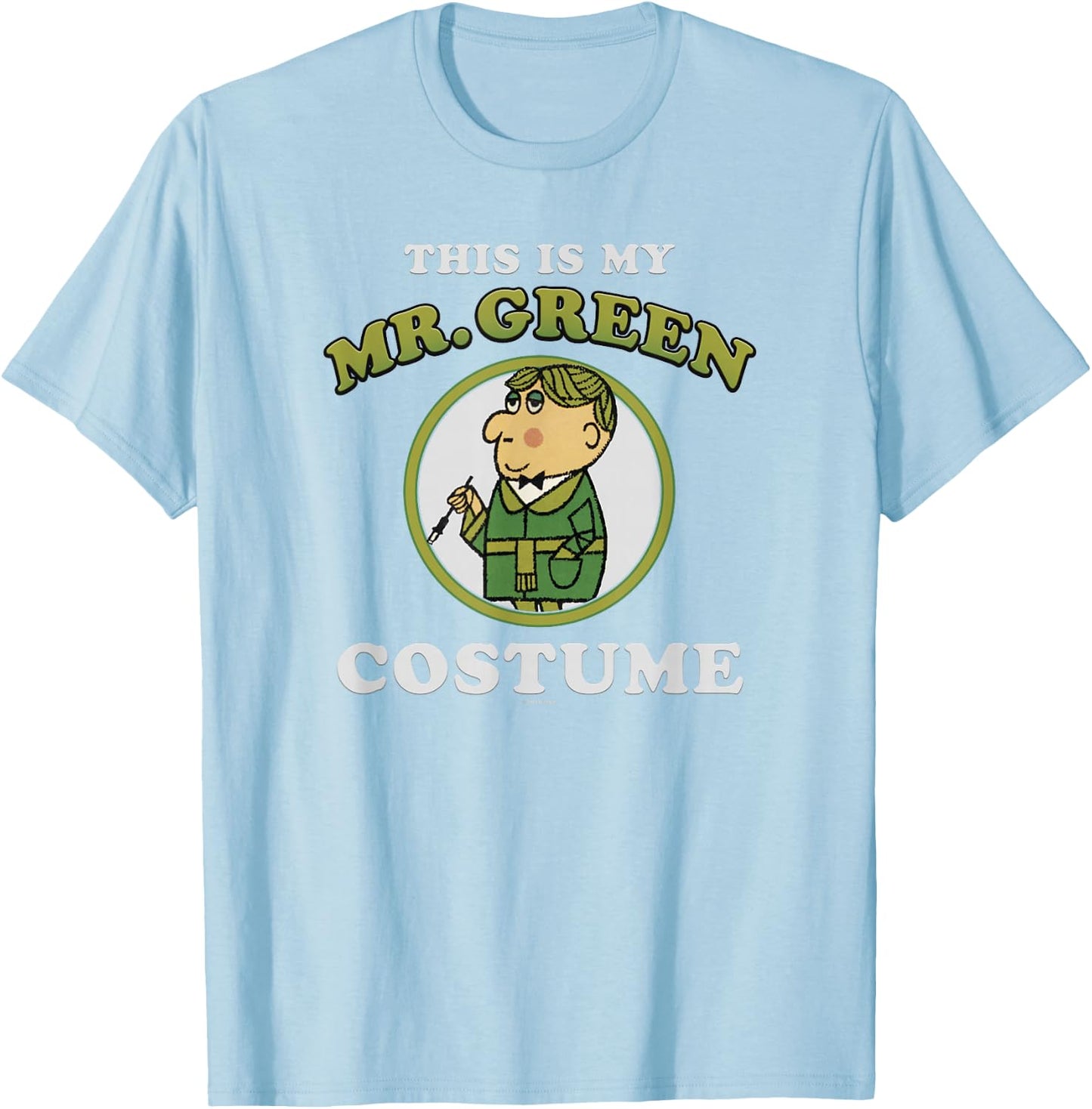 Clue This Is My Mr. Green Costume T-Shirt - T-Shirt | Light Blue