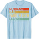 Husband Dad Padel Player Legend | Father's Day Funny Padel T-Shirt - T-Shirt | Light Blue