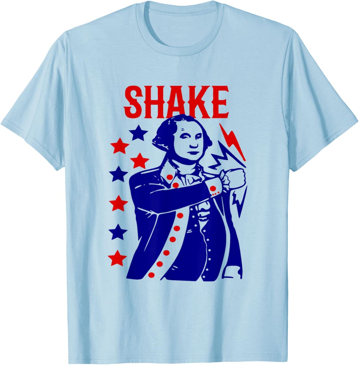 Funny Shake and Bake 4th of July Couple Matching Men T-Shirt - T-Shirt | Light Blue