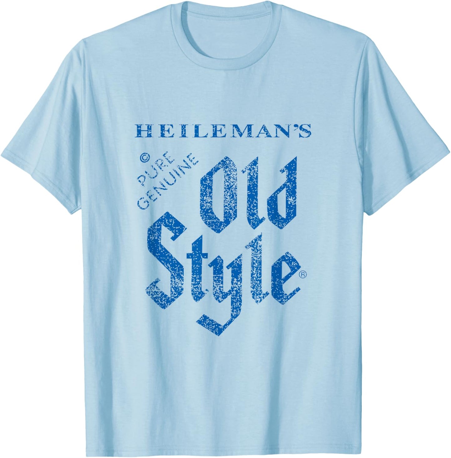 Old Style Beer Vintage Style - Blue T-Shirt - T-Shirt | Light Blue