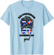 Half Dominican And Salvadorian El Salvador Flag Girl Women T-Shirt - T-Shirt | Light Blue