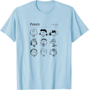 Peanuts - Snoopy & Friends T-Shirt - T-Shirt | Light Blue