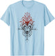 Walhalla Wolf Odin Runes Symbols Nordic Compass Viking T-Shirt - T-Shirt | Light Blue