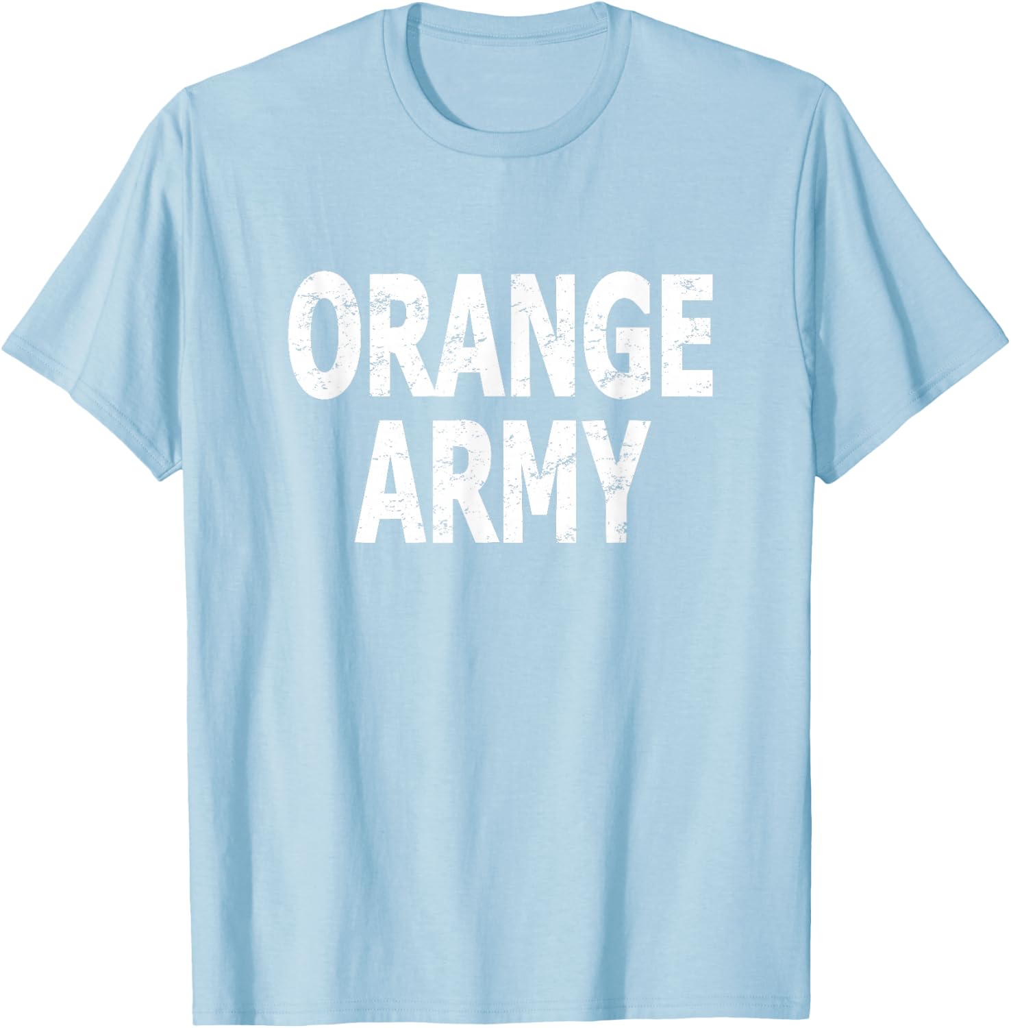 Orange Army T-Shirt - T-Shirt | Light Blue