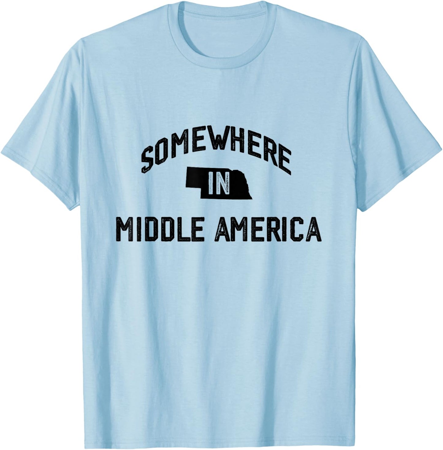 Somewhere in Middle America - Auggie Lamb T-Shirt - T-Shirt | Light Blue