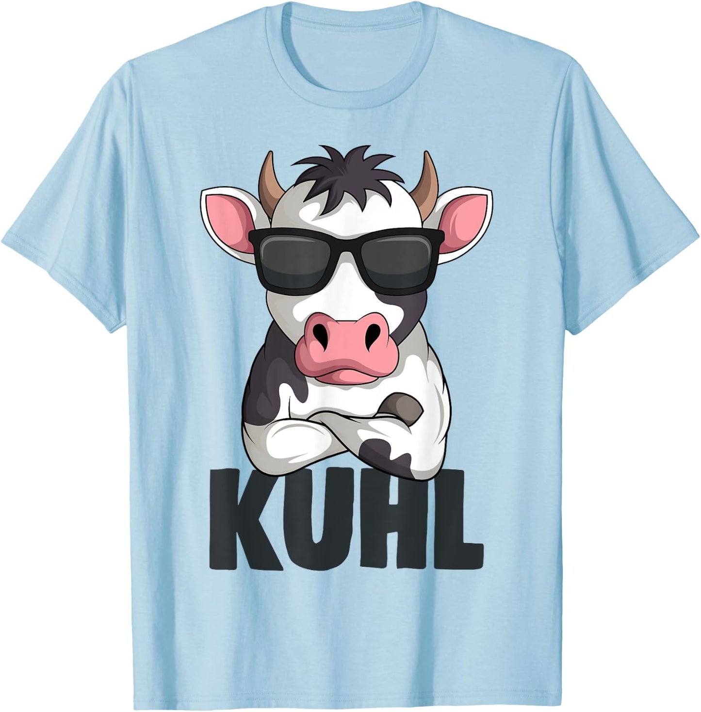 Cow Kuhl Farmers Cows Farmer Children Boys Girls T-Shirt - T-Shirt | Light Blue