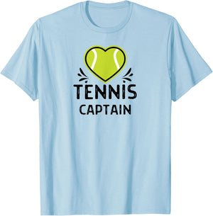 Tennis Captain Outfit Women Men T-Shirt - T-Shirt | Light Blue
