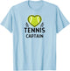 Tennis Captain Outfit Women Men T-Shirt - T-Shirt | Light Blue