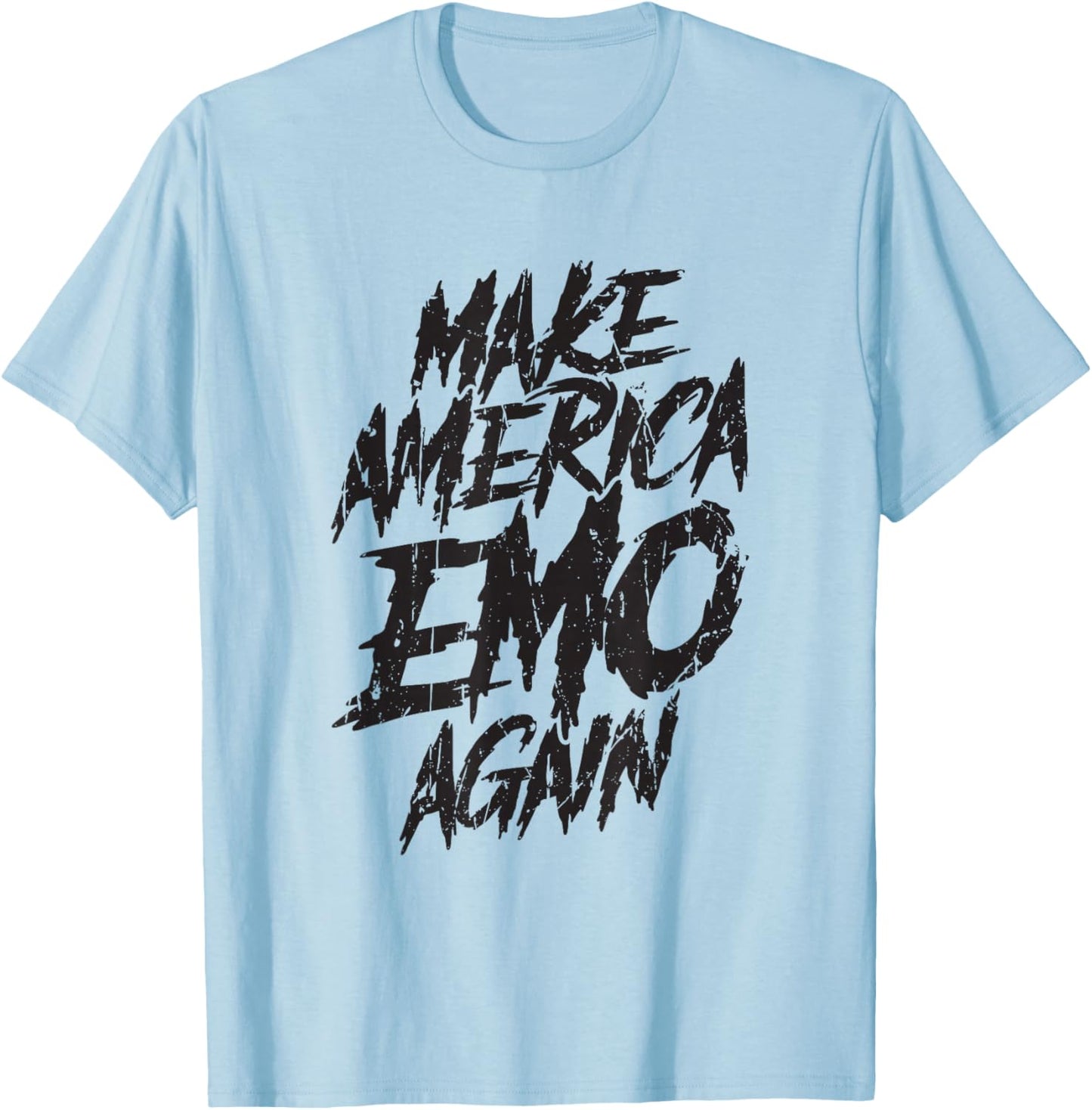 Make America Emo Again - Emo Culture T-Shirt - T-Shirt | Light Blue
