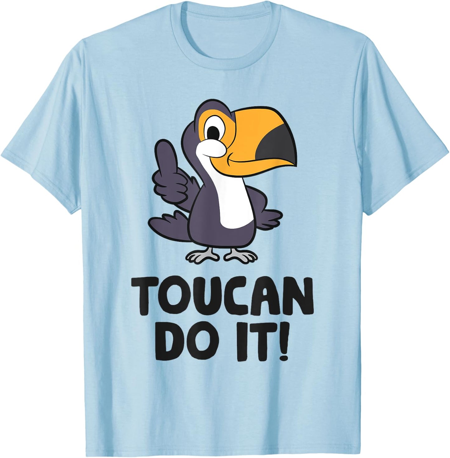 Toucan Do It Funny Toucan Bird T-Shirt - T-Shirt | Light Blue