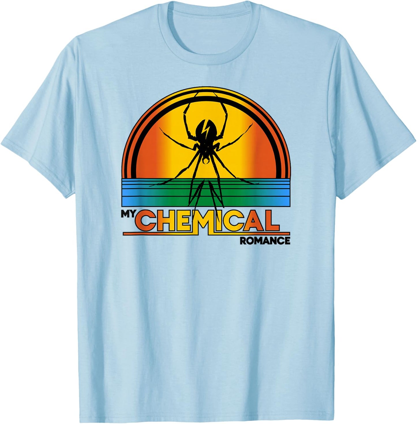 My Chemical Romance Spider Rising T-Shirt - T-Shirt | Light Blue