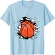 Basketball Sport Game Athlete T-Shirt - T-Shirt | Light Blue