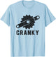 Bicycle Cranky Retro Design for Cycling Lovers T-Shirt - T-Shirt | Light Blue