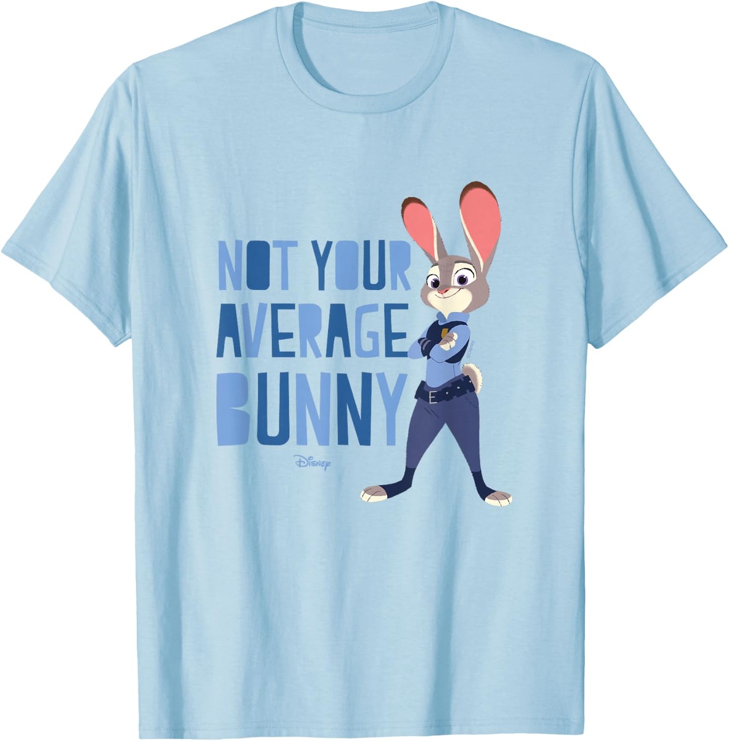 Zootopia - Judy Not Your Average Bunny T-Shirt - T-Shirt | Light Blue