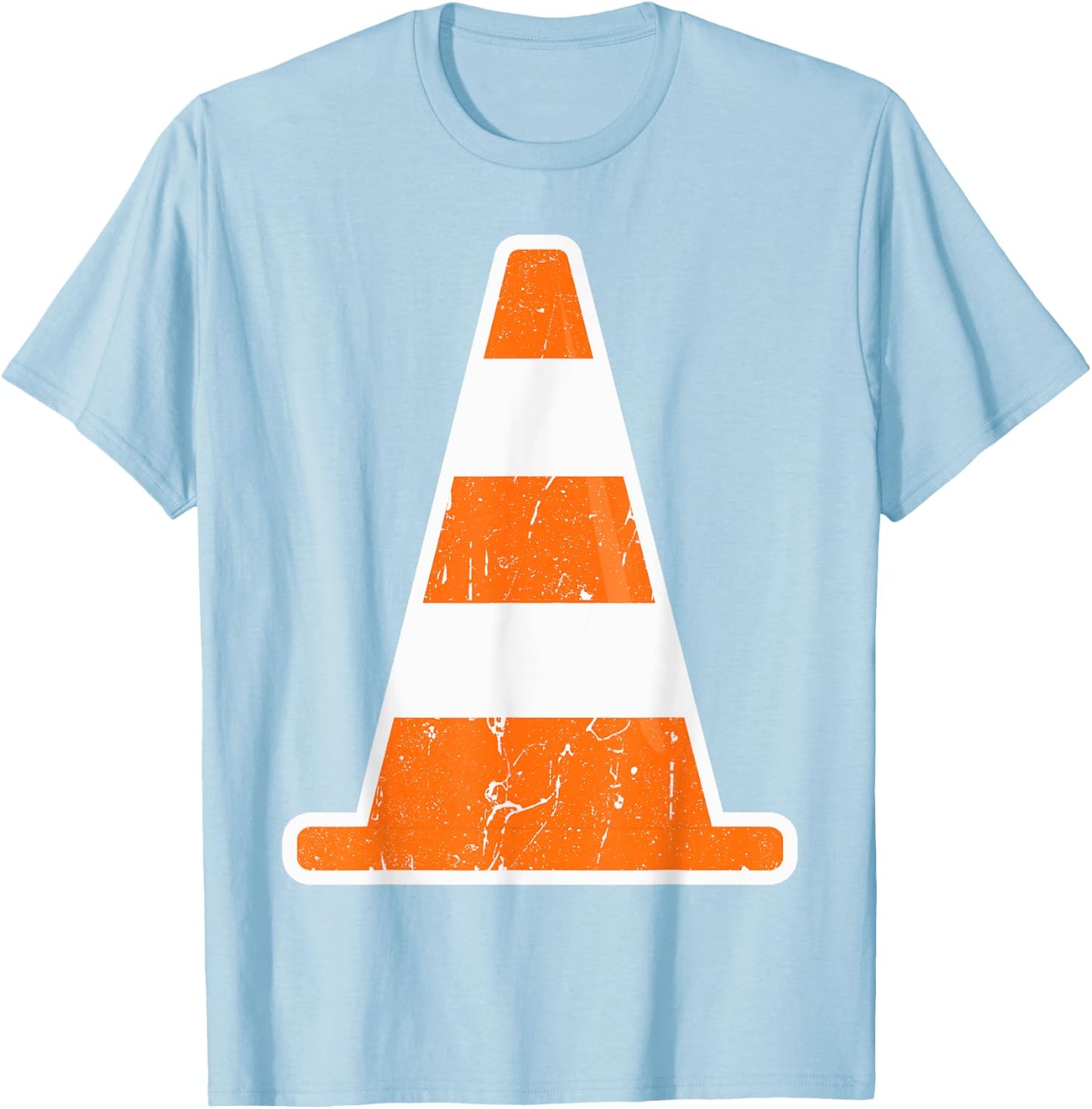 Traffic Cone Costume T-Shirt - T-Shirt | Light Blue