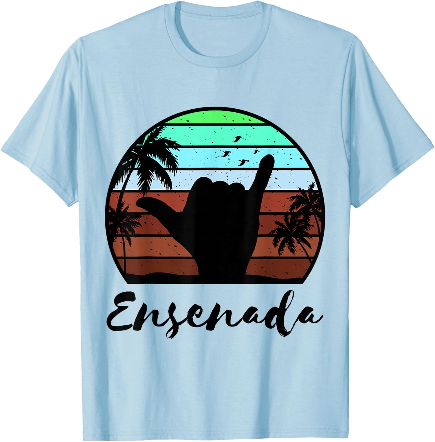 Ensenada Mexico Matching Vacation Souvenir T-Shirt - T-Shirt | Light Blue