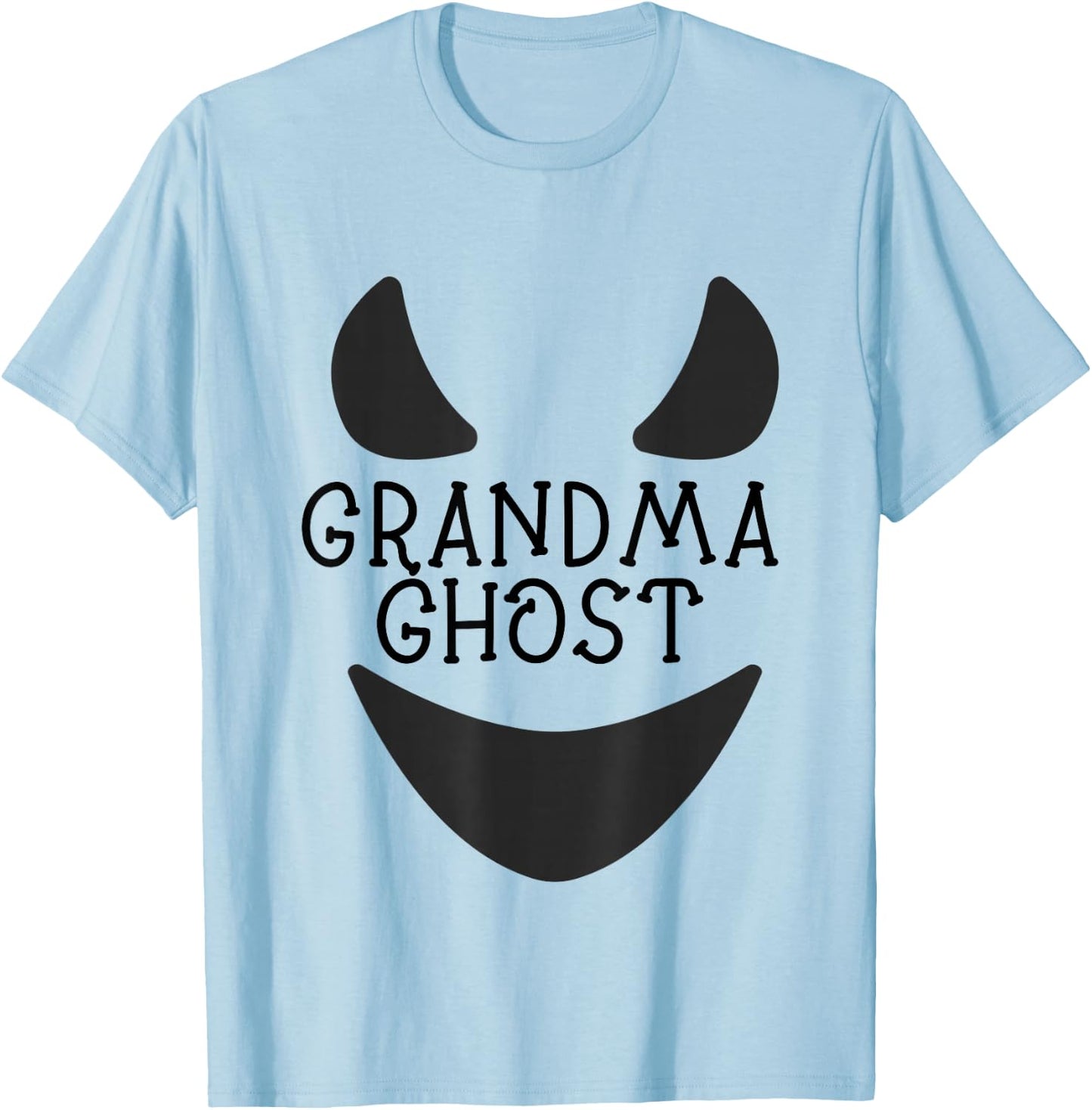 Grandma Ghost Matching Family Halloween Costume T-Shirt - T-Shirt | Light Blue