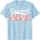 Baseball Mimi Women Family Matching Mimi Baseball Mother T-Shirt - T-Shirt | Light Blue