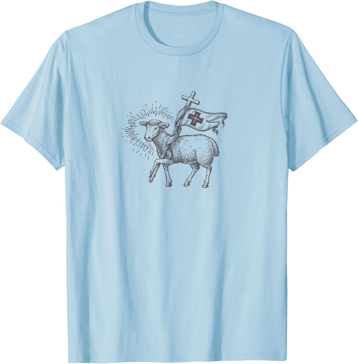 Agnus Dei T-Shirt - T-Shirt | Light Blue