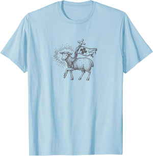 Agnus Dei T-Shirt - T-Shirt | Light Blue